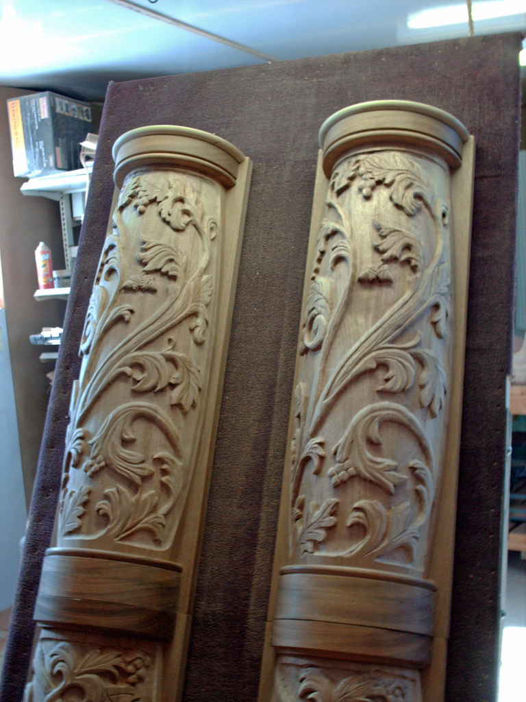 Furniture- Carved Columns
