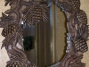 Hand Carved Pine Cone Mirror